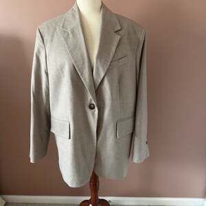 Topshop Oversized Single Button Blazer